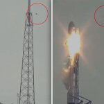 UFO behind SpaceX Falcon 9 Explosion ? 2