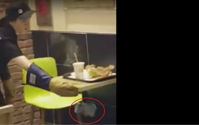 Caught on camera Samsung Galaxy Note 7 burning in Burger King