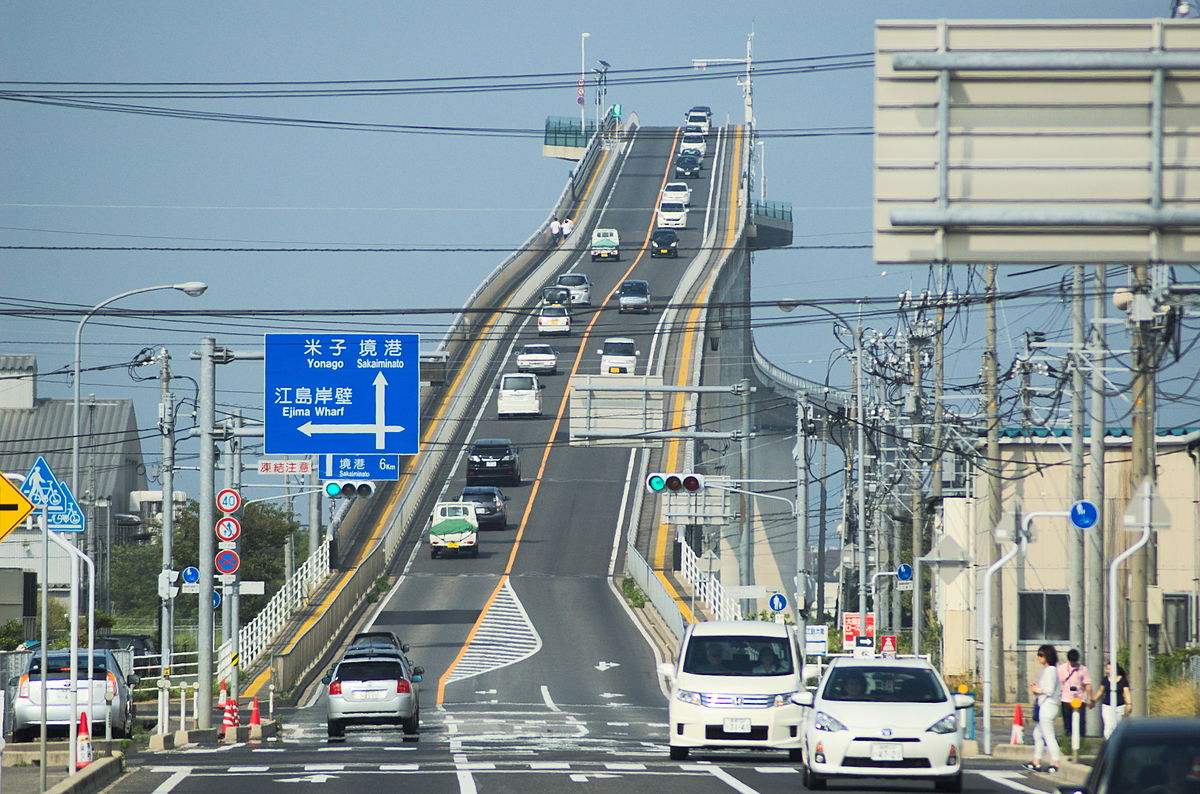 Eshima Ohashi Bridge in japan