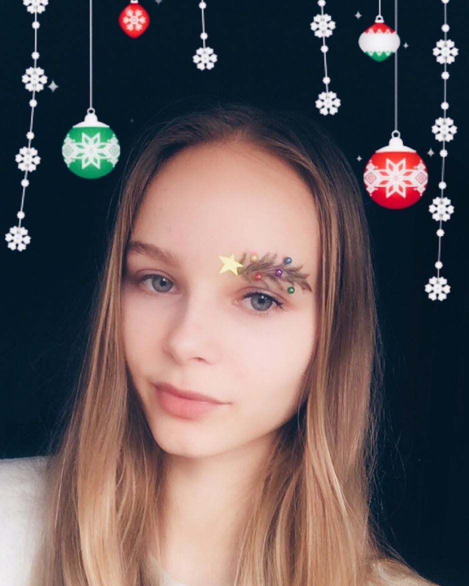 Christmas Tree Eyebrows