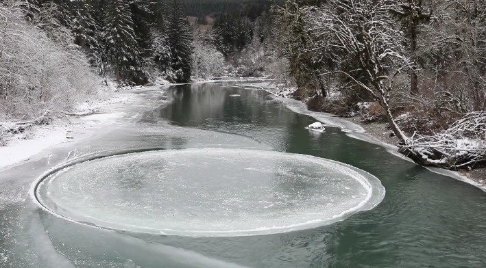 mysterious ice circle