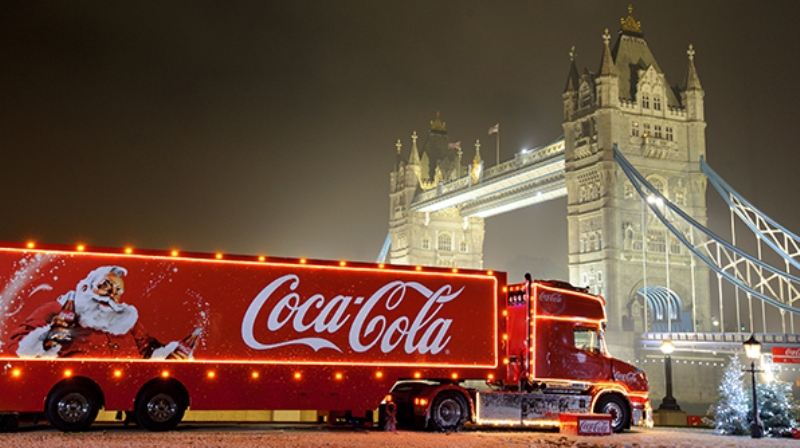 global companies coca-cola truck