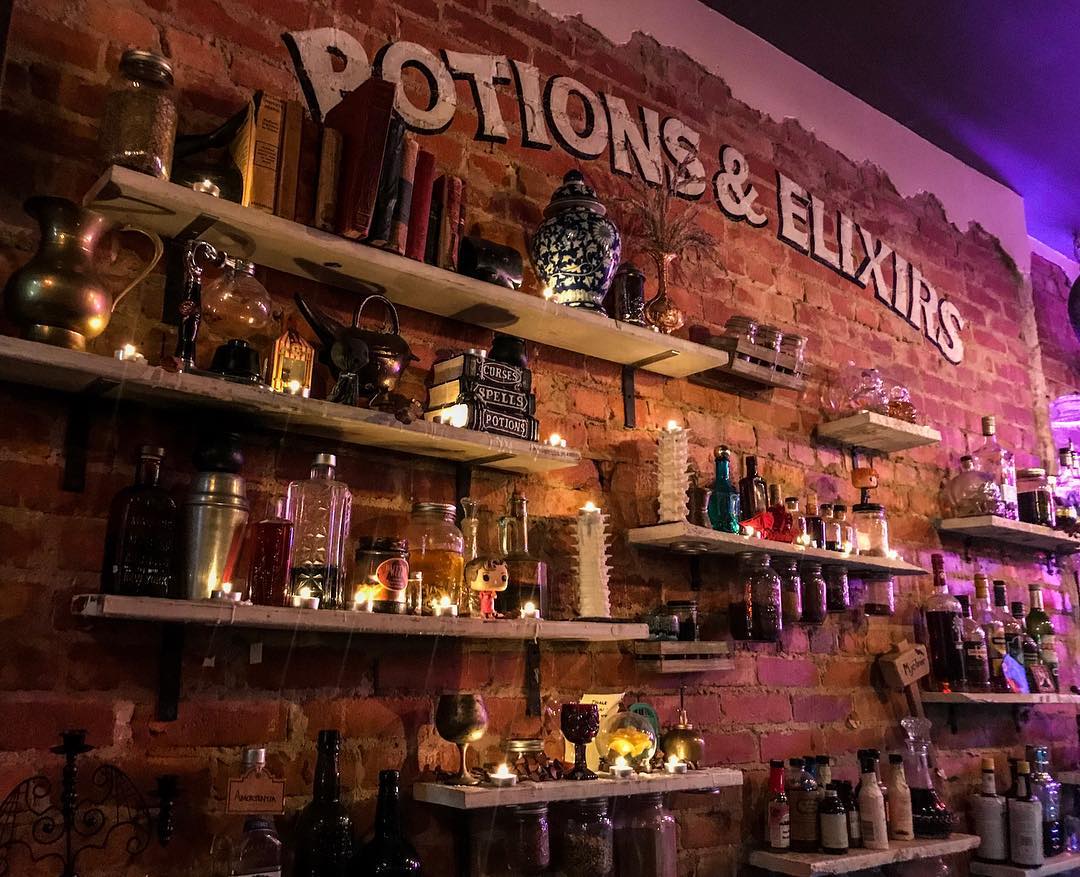 The menu of The Lockhart Bar is inspired by Harry Potter