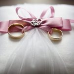 wedding ring tied